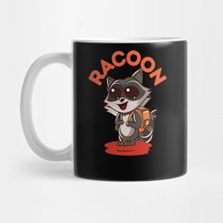 Raccoon cute funny T-shirt Big Eyes Mug